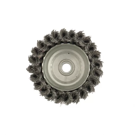 Щетка для УШМ, 100 мм, М14, "чашка", крученая проволока 0,35 мм  MTX 74615 купить в Когалыме