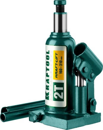 Домкрат гидравлический бутылочный &quot;Kraft-Lift&quot;, сварной, 2т, 160-310мм, KRAFTOOL 43462-2 43462-2_z01 купить в Когалыме
