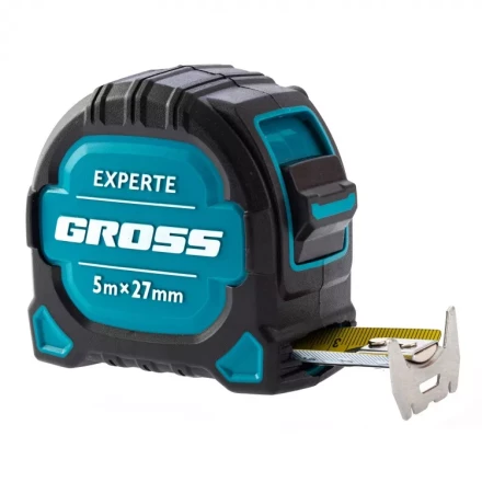 Рулетка нейлон Experte 5м x 27мм двухкомпон. корпус магнит двухстор. разметка Gross 32575 купить в Когалыме