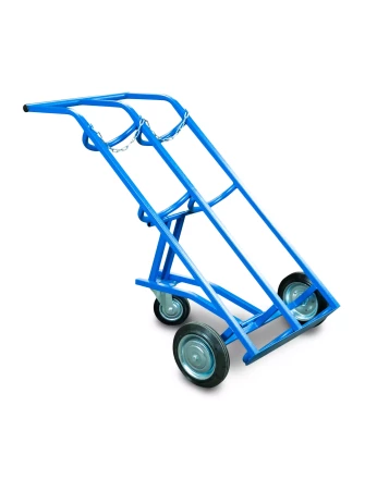 Тележка для газовых баллонов TOR ГБ-2, 2 баллона (250 литые колеса + 160 поворотное) 1012419 купить в Когалыме