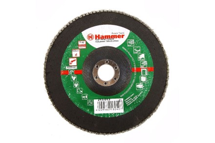 Круг Лепестковый Торцевой (КЛТ) HAMMER КЛТ 1 Ф180х22 Р40 213-013 купить в Когалыме
