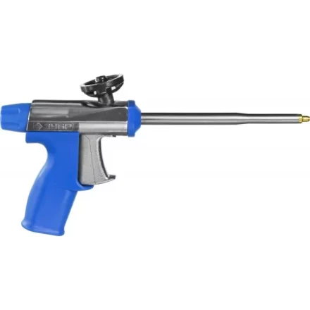 Пистолет ЗУБР "ПРОФЕССИОНАЛ" "ТУРБО" профессиональный для монтажной пены, цельнометал профес конструкция, тефлон покрытие 4-06877_z01 купить в Когалыме