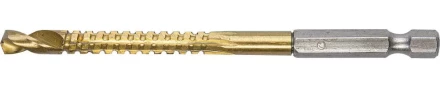 ЗУБР. Сверло фрезеровальное по дереву и тонкому листовому металлу, шестигранный хвостовик 1/4", 6х90мм 29966-06 купить в Когалыме