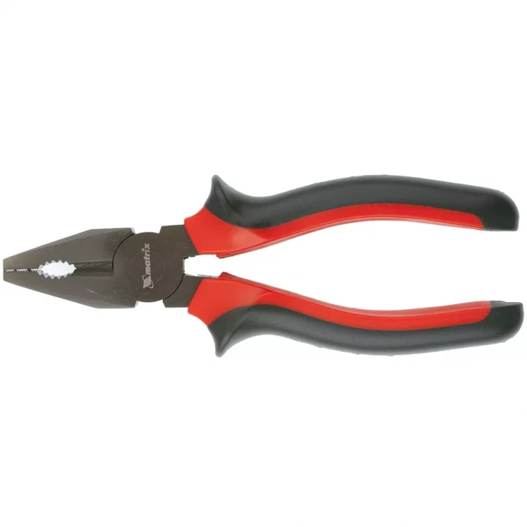 Плоскогубцы Black Nickel 200 мм комбинированные двухкомпонентные рукоятки MTX 169839 купить в Когалыме