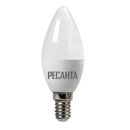 Лампа светодиодная РЕСАНТА LL-R-C37-7W-230-3K-E14 76/1/5 купить в Когалыме