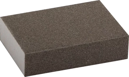 Губка шлифовальная ЗУБР "МАСТЕР" четырехсторонняя, средняя жесткость, Р120, 100х68х26мм 35611-120 купить в Когалыме