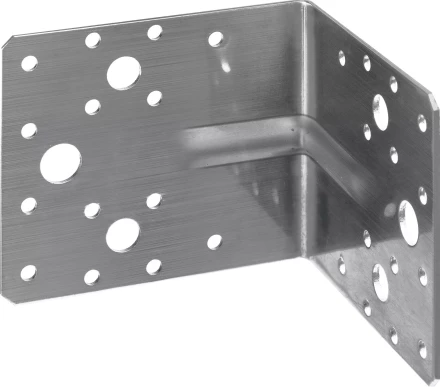 ЗУБР УНКУ-2.0, 90 x 100 x 100 x 2 мм, усиленный нержавеющий крепежный уголок, Профессионал (310516-90) купить в Когалыме