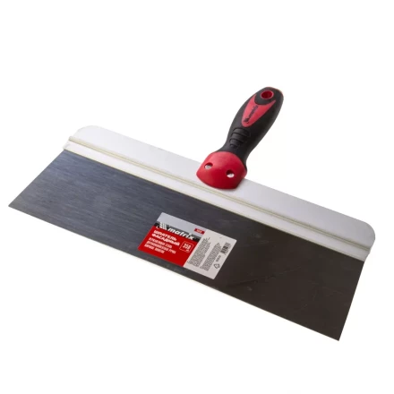 Шпатель фасадный из нержавеющей стали, 350 мм, двухкомпонентная ручка, широкое полотно Matrix 85539 купить в Когалыме
