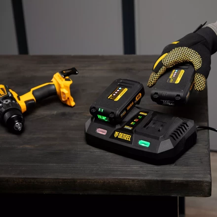 Устройство зарядное для аккумуляторов Denzel IBC-18-3.0-2, Li-Ion, 18В, 3.0 А, для двух батарей 28454 купить в Когалыме