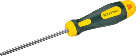 Отвертка KRAFTOOL, Cr-Mo-V сталь, двухкомпонентная противоскользящая рукоятка, TORX Hole, №25x100мм 250077-25-100 купить в Когалыме