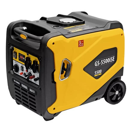 Генератор инверторный Denzel GS-5500iSE, 5,5 кВт, 230 В, закрытый корпус,электростартер купить в Когалыме