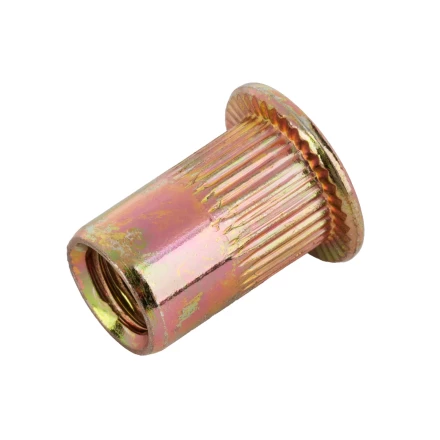 Заклепки резьбовые, стальные, оцинкованные, М6, пластиковый кейс, 70 шт. Denzel 40603 купить в Когалыме