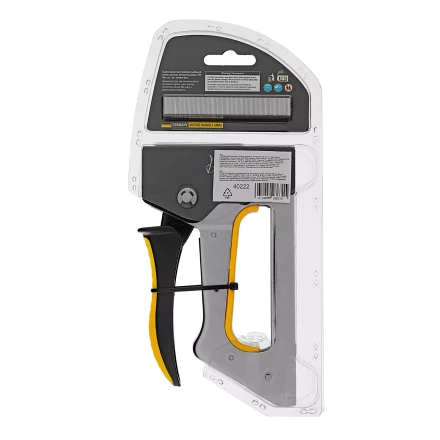 Степлер металлический, скобы в комплекте, 2К рукоятка, тип 53, 6-10 мм Denzel 40222 купить в Когалыме