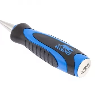 Долото-стамеска,плоская,16мм, двухкомпонентная рукоятка,металлический затыльник БАРС 24641 купить в Когалыме