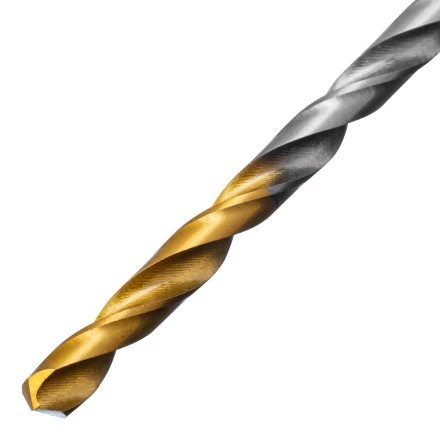 Сверло спиральное по металлу 4 х 119 мм, Р6М5, Golden Tip, удлиненное Denzel 718250 купить в Когалыме