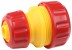 Муфта GRINDA переходная из ударопрочной пластмассы, шланг-шланг, 1/2&quot;-3/4&quot; 8-426345_z01 купить в Когалыме