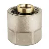 Соединитель GENERAL FITTINGS для металлопластиковых труб, евроконус, никелированная латунь, 1/2" / 16 мм x 2,0 мм 51047-1/2-16 купить в Когалыме