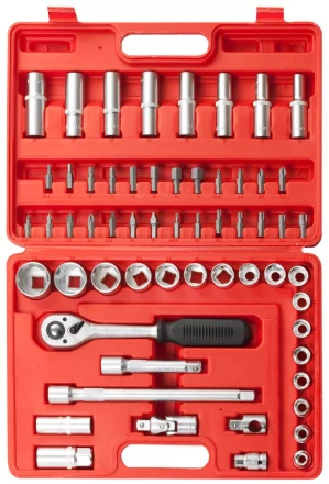 Набор ЗУБР "МАСТЕР" Торцовые головки SUPER LOCK, 1/2", 59 предметов 27632-H59 купить в Когалыме