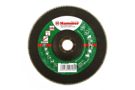 Круг Лепестковый Торцевой (КЛТ) HAMMER КЛТ 1 Ф180х22 Р60 213-014 купить в Когалыме