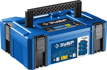 ЗУБР МОДУЛЬ-15, 440 х 310 х 150 мм, (17), размер L, пластиковый ящик для инструментов, Профессионал (38165-15) купить в Когалыме