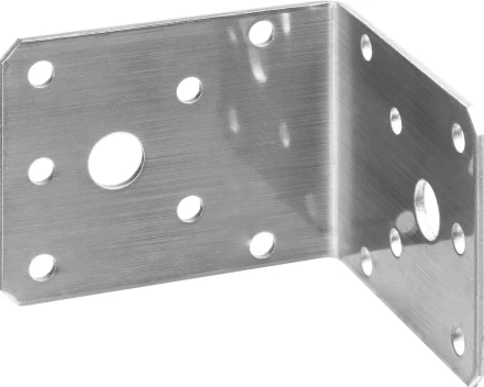 ЗУБР НКУ-2.0, 55 x 70 x 70 x 2 мм, нержавеющий крепежный уголок, Профессионал (310526-55) купить в Когалыме