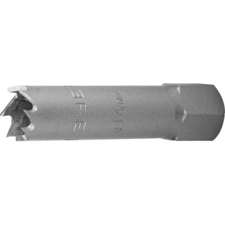 Коронка ЗУБР "ЭКСПЕРТ" биметаллическая, быстрорежущая сталь, глубина сверления до 38мм, d-14мм 29531-014_z01 купить в Когалыме