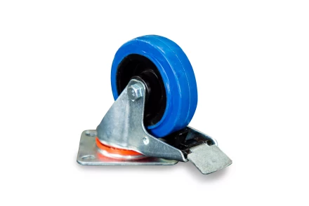 Колесо поворотное резина SRCLb 42 100 мм с тормозом (F) 1024395 купить в Когалыме