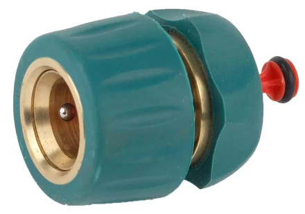 Соединитель RACO "Profi-Plus" (шланг-насадка), латунный с покрытием TPR, с автостопом, 1/2" 4244-55105B купить в Когалыме