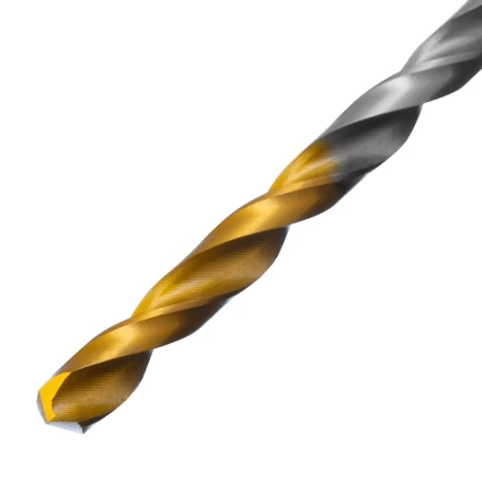 Сверло спиральное по металлу 4,2 х 119 мм, Р6М5, Golden Tip, удлиненное Denzel 718251 купить в Когалыме