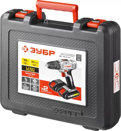 Дрель-шуруповерт 2 АКБ ДА-18-2-Ли КНМ1 серия МАСТЕР купить в Когалыме