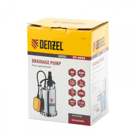 Дренажный насос Denzel DP600X 97220 купить в Когалыме