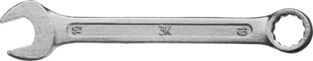 Ключ комбинированный гаечный ЗУБР "СТАНДАРТ", оцинкованный, 19мм 27112-19 купить в Когалыме