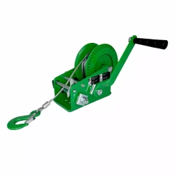 Лебедка ручная барабанная HITCH HW 1350 1350 кг канат 10 м (SZ073170)