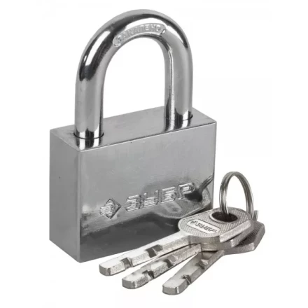 Замок ЗУБР "МАСТЕР" навесной, стальной корпус, закаленная дужка, 60мм 3710-60_z01 купить в Когалыме