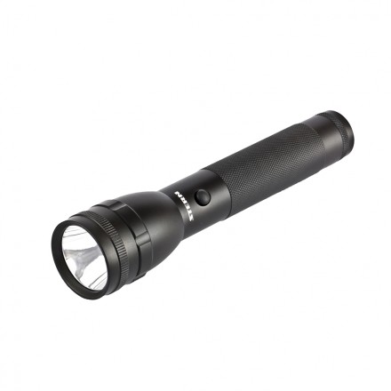 Фонарь профессиональный CREE Т6 LED 600 Лм 300 м 3 ч 100-50-5%-стробоскоп СоС 6АА Stern 90580 купить в Когалыме