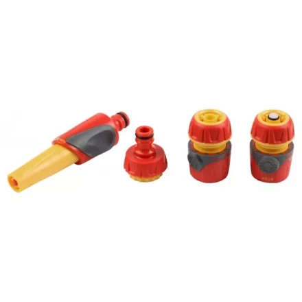 Набор поливочный GRINDA "Premium", пластмассовый с TPR, 4 предмета: наконечник, 2 соединителя 1/2", адаптер; 1/2"-3/4" 8-427284 купить в Когалыме