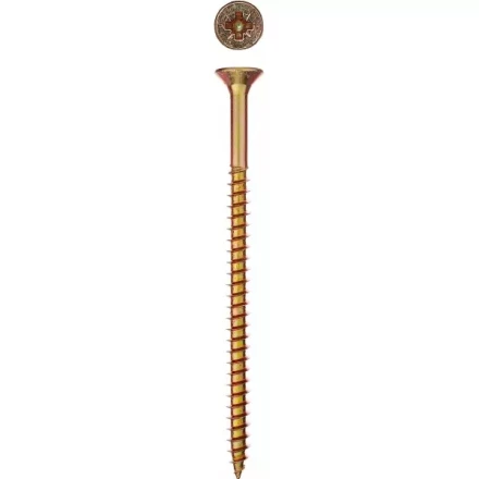 Шурупы ЗУБР "МАСТЕР" по дереву желтопассивированные, 6.0x70мм, 10шт 300396-60-070 купить в Когалыме