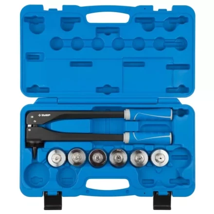 Расширитель-калибратор "ЗУБР" "ЭКСПЕРТ" для муфт под пайку труб из цв металлов d 10, 12, 15, 18, 20, 22 мм, в боксе 23655-H7 купить в Когалыме