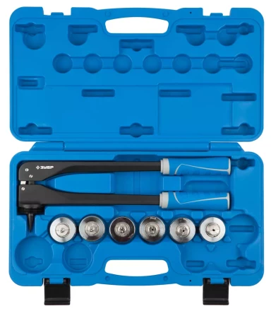 Расширитель-калибратор "ЗУБР" "ЭКСПЕРТ" для муфт под пайку труб из цв металлов d 10, 12, 15, 18, 20, 22 мм, в боксе 23655-H7 купить в Когалыме