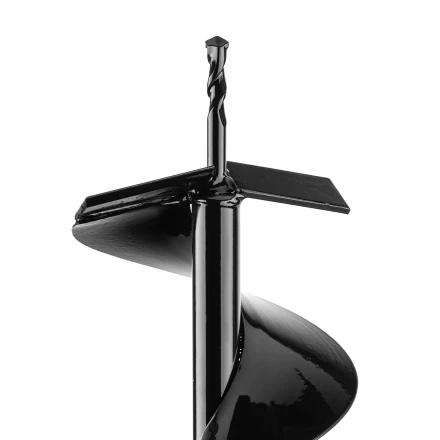 Шнек для грунта E-150, диаметр 150 мм, длина 800 мм,соединение 20 мм, несъемный нож Denzel 56023 купить в Когалыме