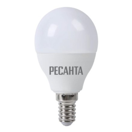 Лампа светодиодная РЕСАНТА LL-R-G45-7W-230-3K-E14 76/1/6 купить в Когалыме