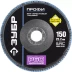 Круг шлифовальный ЗУБР "ПРОФИ" лепестковый торцевой, тип КЛТ 1, зерно-электрокорунд циркон, тип КЛТ 1, P60, 150х22,2мм 36596-150-60 купить в Когалыме
