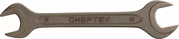 Ключ рожковый,17 х 19 мм CrV фосфатированный ГОСТ 2839 СИБРТЕХ 14328 купить в Когалыме