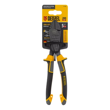 Бокорезы 200 мм Denzel 17784, усиленные, трехкомпонентные рукоятки купить в Когалыме