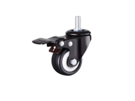 Колесо мебельное поворотное SCZTB 25 50 мм с болтом и тормозом 1027261 купить в Когалыме