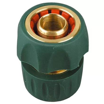 Соединитель RACO "Profi-Plus" (шланг-насадка), латунный с покрытием TPR, с автостопом, 3/4" 4244-55106B купить в Когалыме