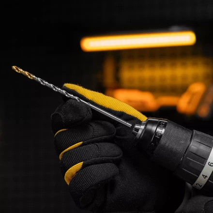 Сверло спиральное по металлу Denzel  4,5 х 126 мм, Р6М5, Golden Tip, удлиненное, 718252 купить в Когалыме