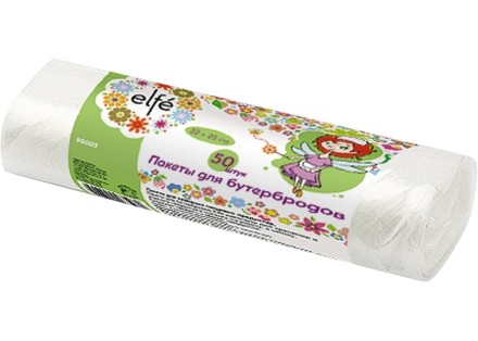 Пакеты для бутербродов 320х250 мм 50 шт рулон Elfe 95003 купить в Когалыме