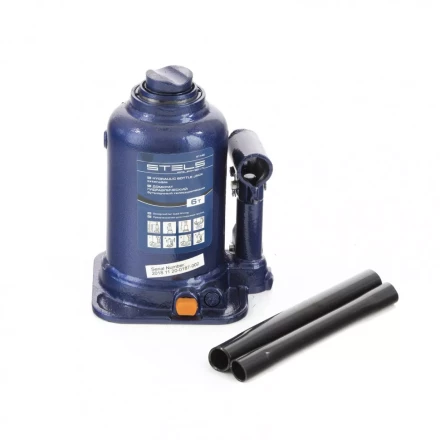 Домкрат гидравлический бутылочный телескопический 6 т подъем 170-430 мм Stels 51146 купить в Когалыме