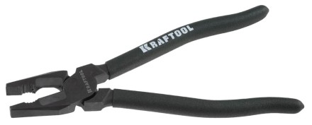 Плоскогубцы KRAFTOOL &quot;KarbMax&quot; комбинированные, с твердосплавными вставками, покрытие оксидированное с полировкой, 220мм 22018-1-22 купить в Когалыме